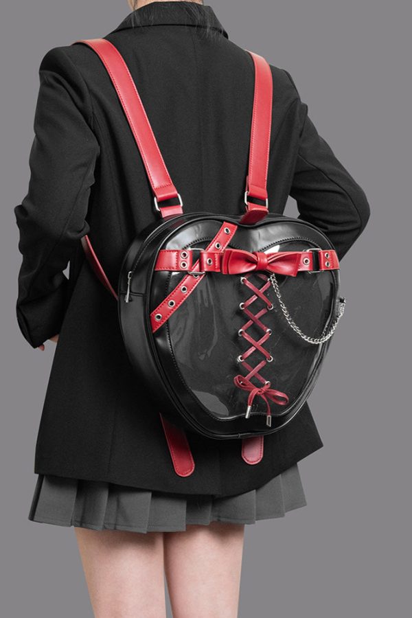 Gothic Style Apple-Shaped Ita Backpack