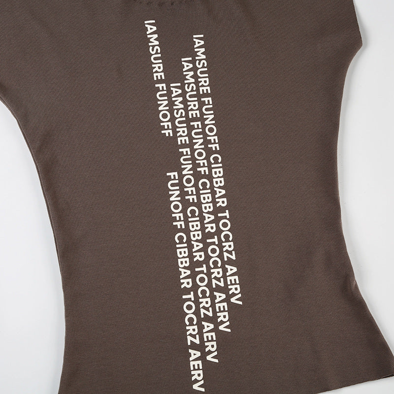 Graphic Printed Slim Fit Top Graphic Printed Slim Fit Top