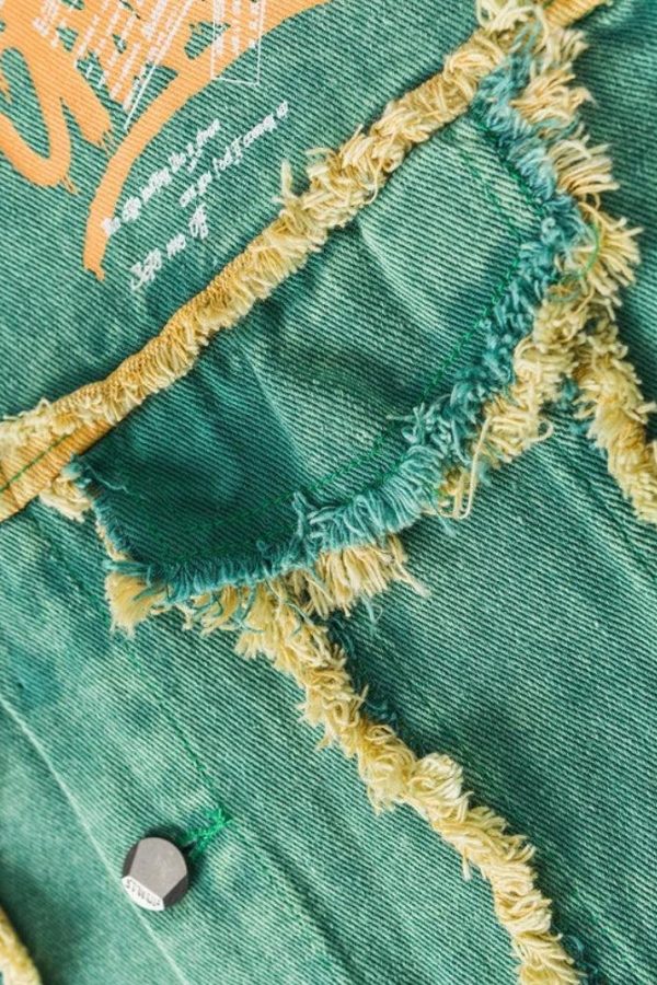 Green Denim Jacket