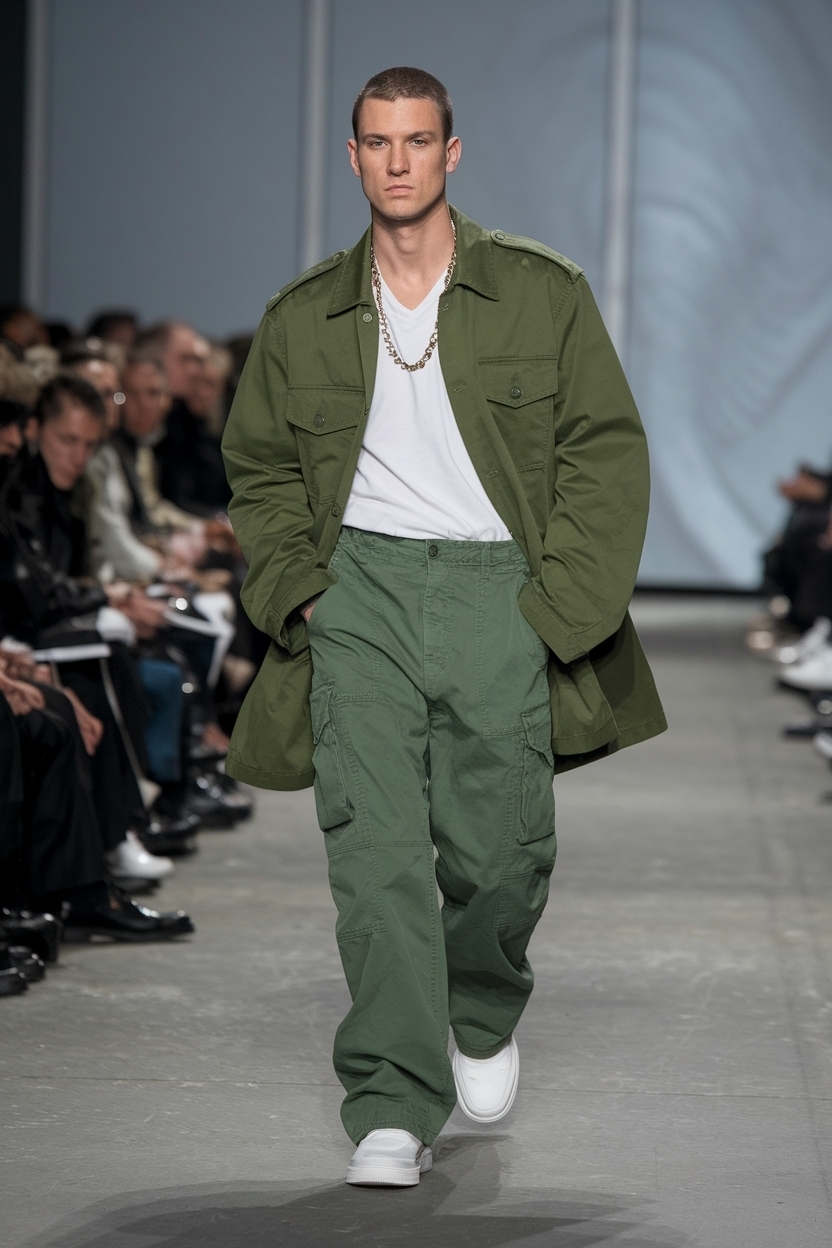 H2: Best Green Cargo Pants Outfit Men for Urban Adventures outfit idea