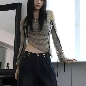 Grunge Asymmetrical Top