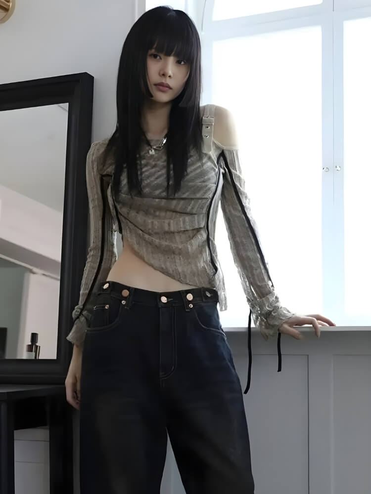 Grunge Asymmetrical Top Grunge Asymmetrical Top