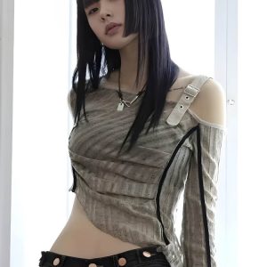 Grunge Asymmetrical Top