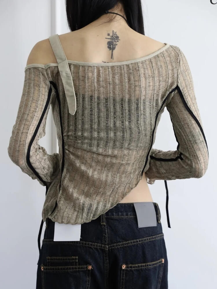 Grunge Asymmetrical Top Grunge Asymmetrical Top