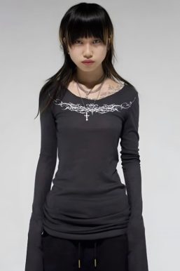 Grunge Barbed Wire Top