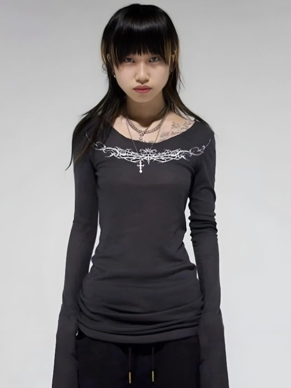 Grunge Barbed Wire Top