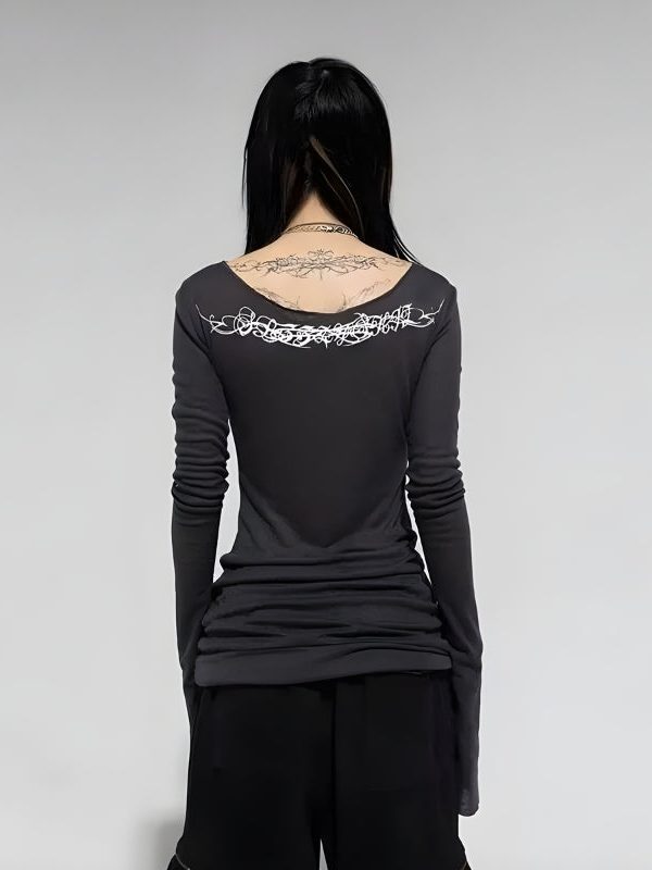 Grunge Barbed Wire Top