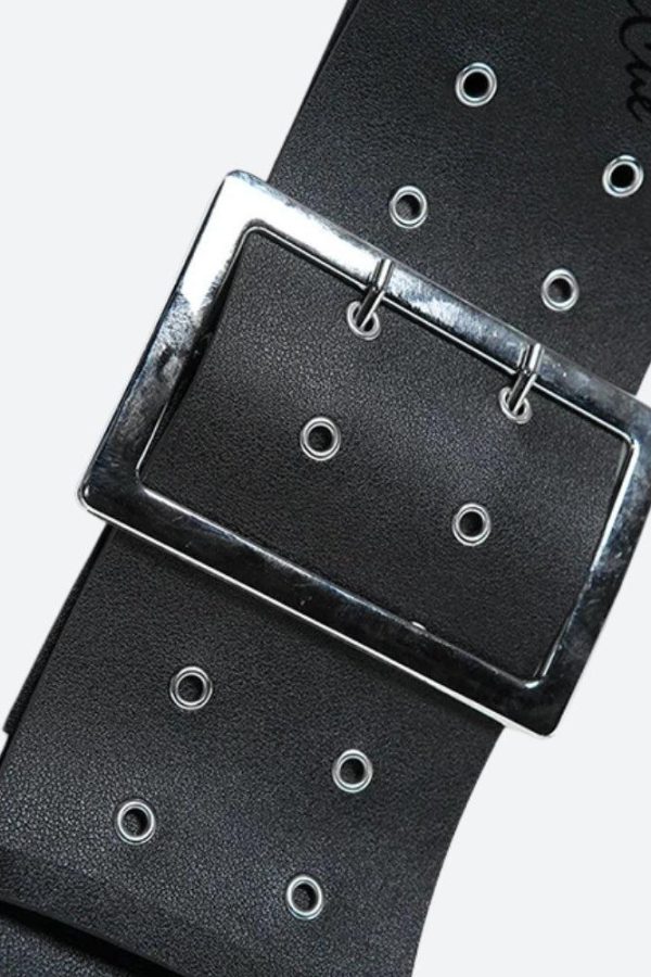 Grunge Belt Crop Top