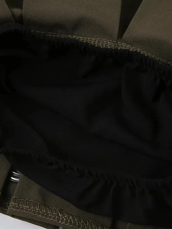 Grunge Belted Extra Mini Skirt