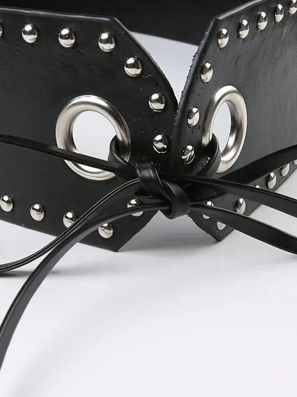 Grunge Belted Extra Mini Skirt