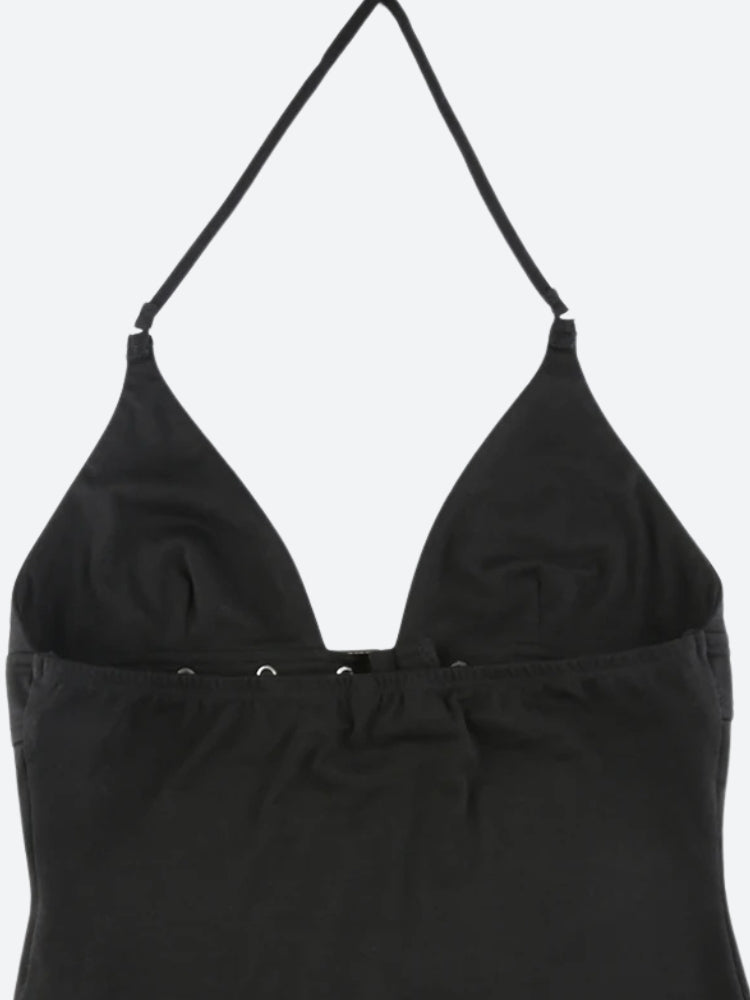 Grunge Belted Halter Neck Top Grunge Belted Halter Neck Top