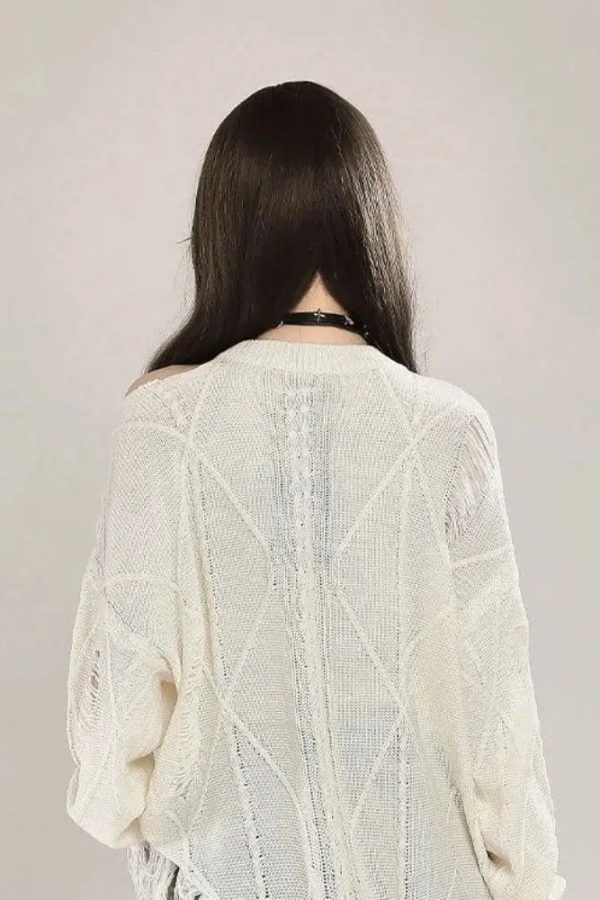 Grunge Butterfly Sweater