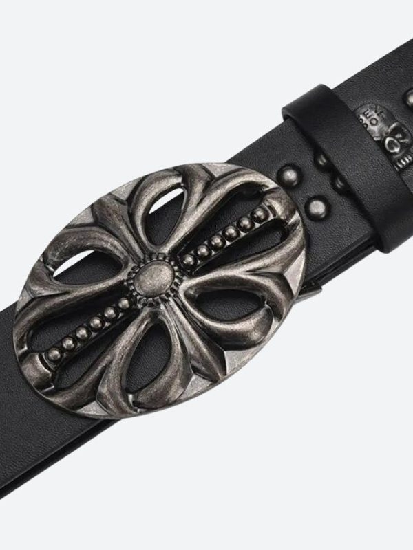 Grunge Cross Buckle Belt