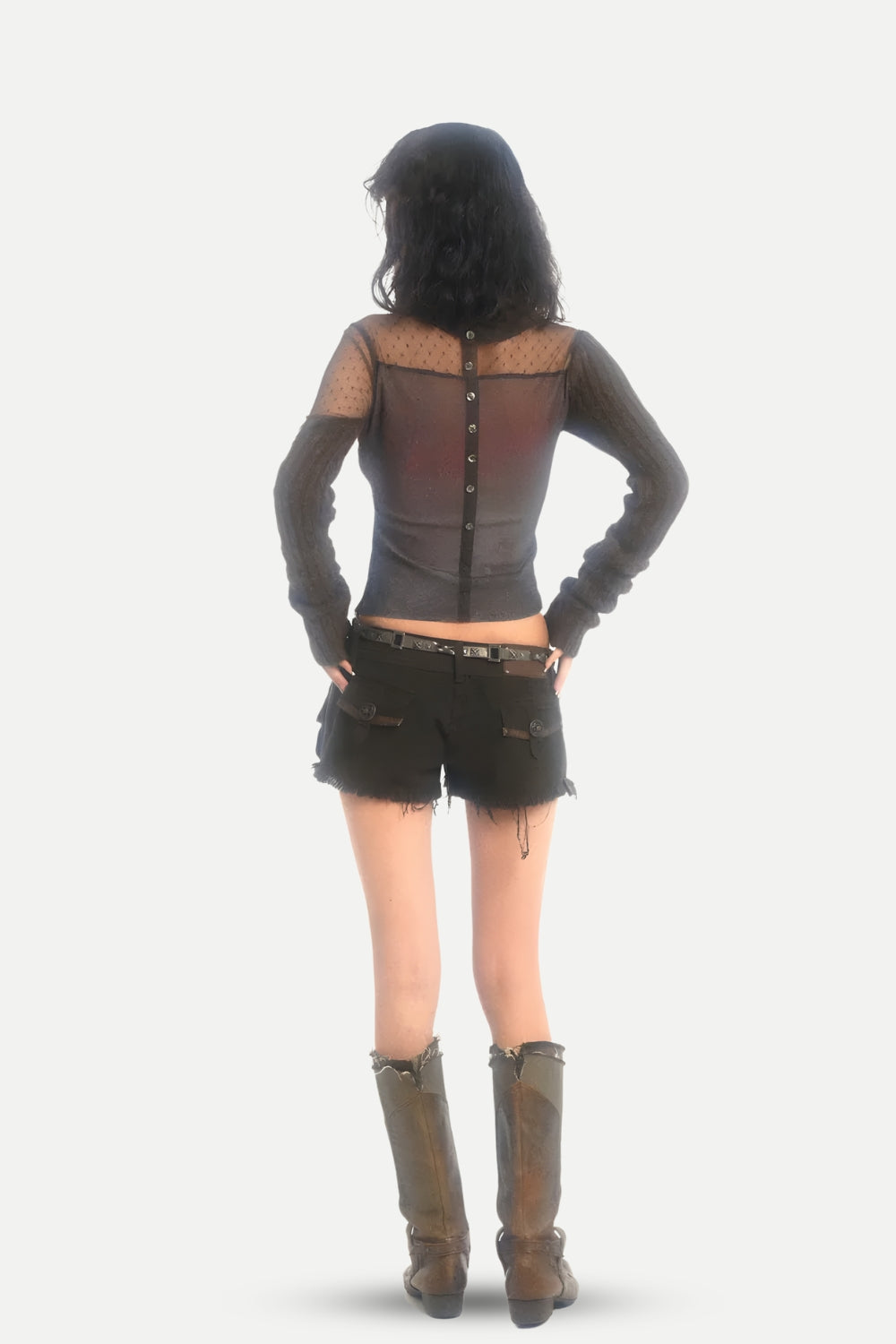 Grunge Cut Out Knitted Top Grunge Cut Out Knitted Top