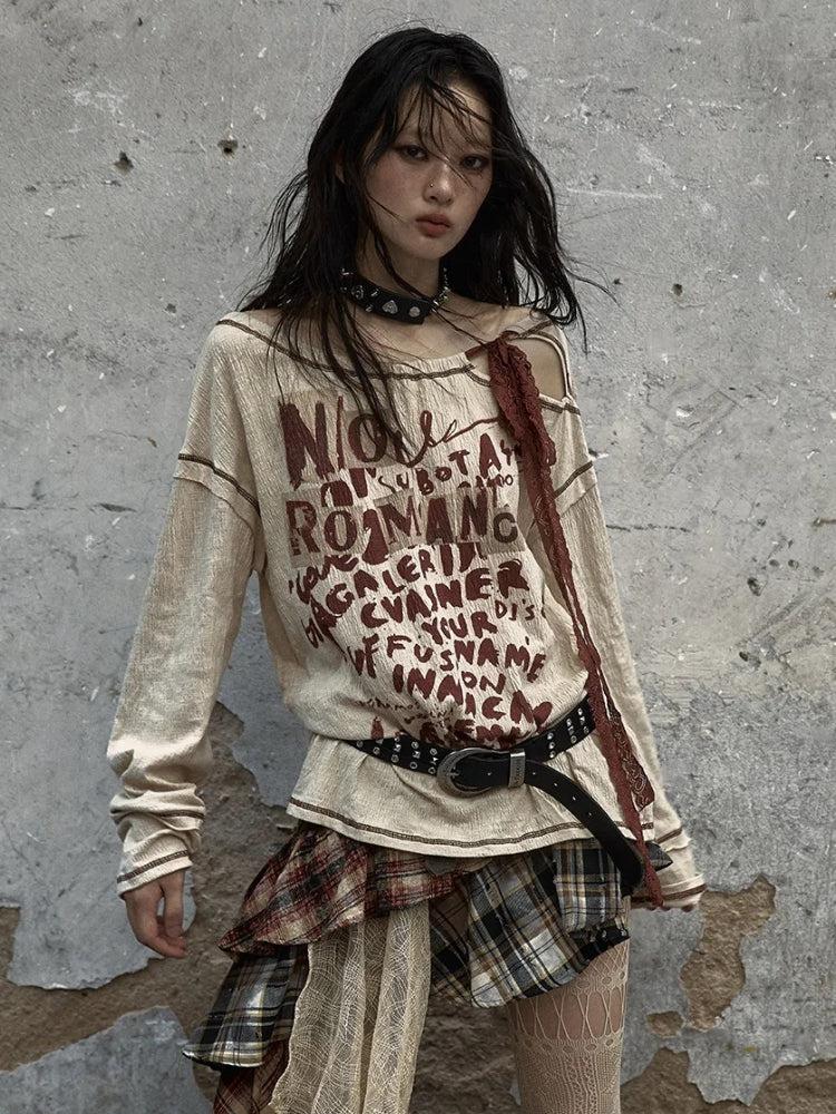 Grunge Cut Out Top Grunge Cut Out Top