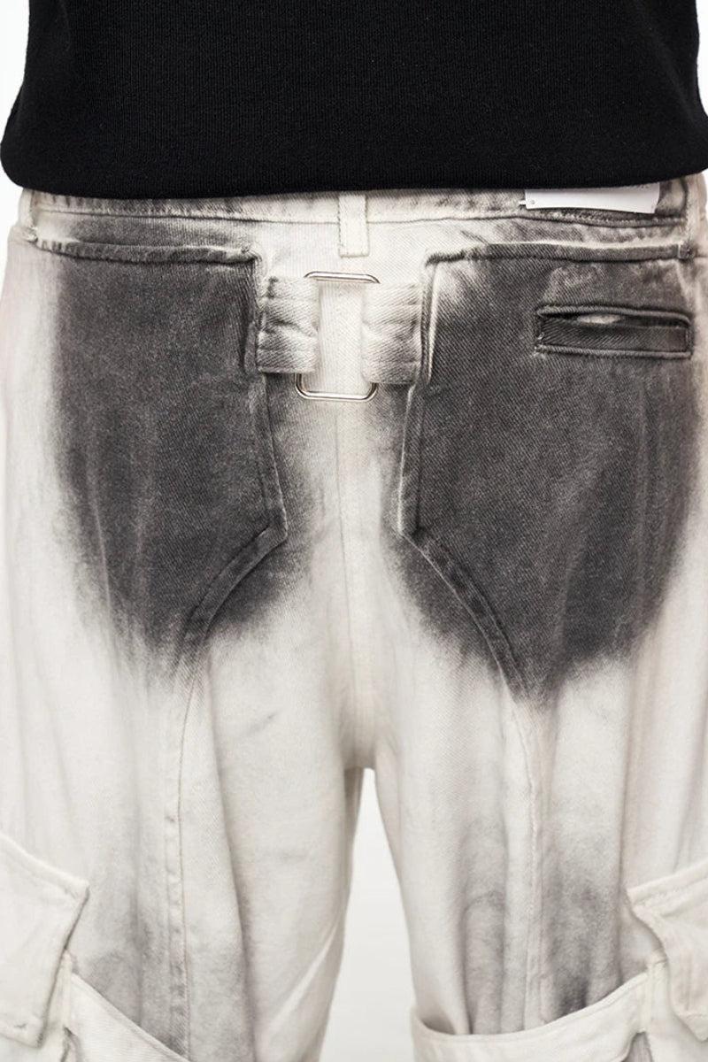 Grunge Dirty Effect Cargo Pants Grunge Dirty Effect Cargo Pants