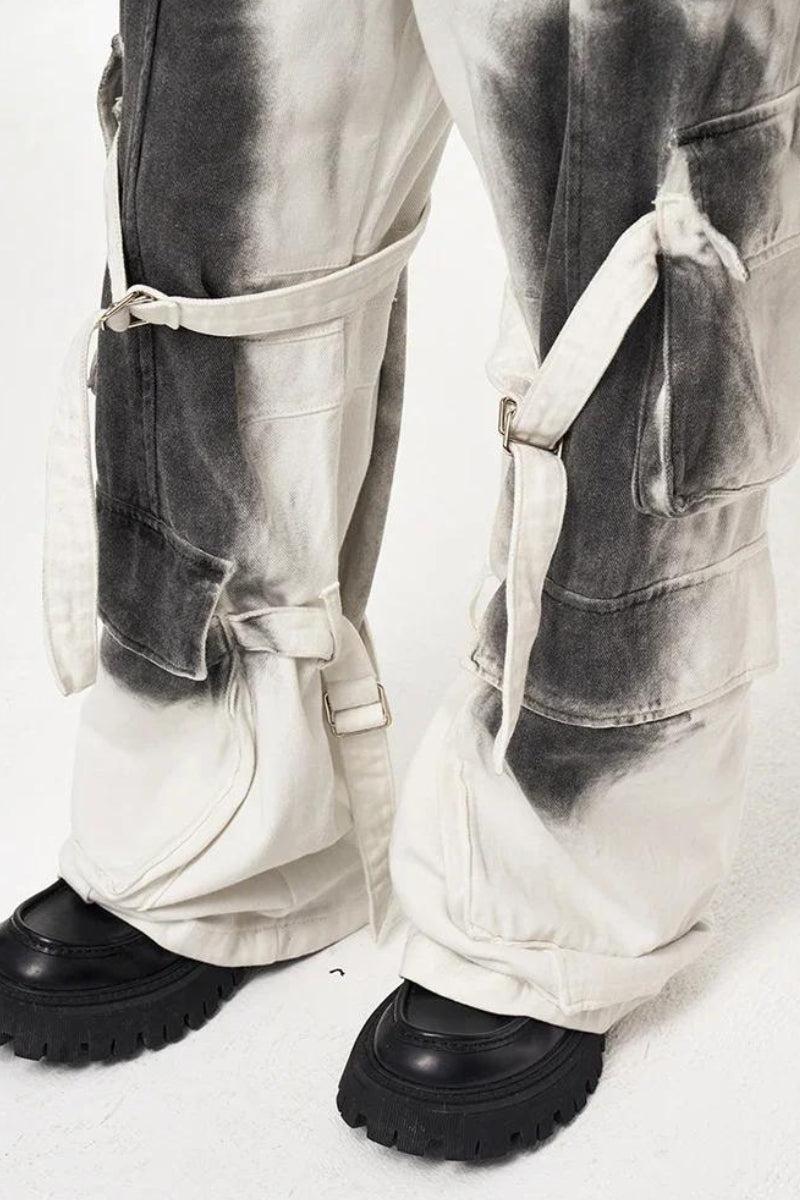 Grunge Dirty Effect Cargo Pants Grunge Dirty Effect Cargo Pants