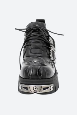 Grunge Fire Chunky Platform Shoes