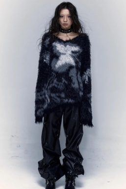 Grunge Fuzzy Sweater