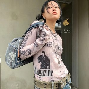 Grunge Harajuku Top