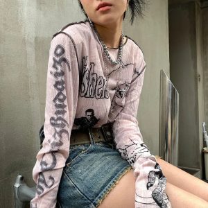 Grunge Harajuku Top