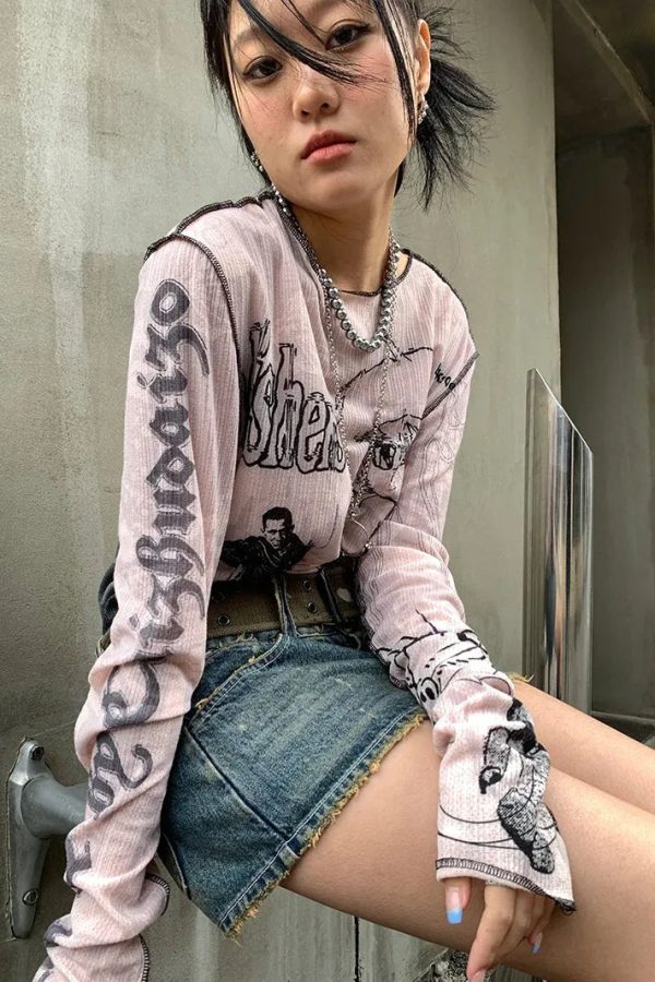 Grunge Harajuku Top