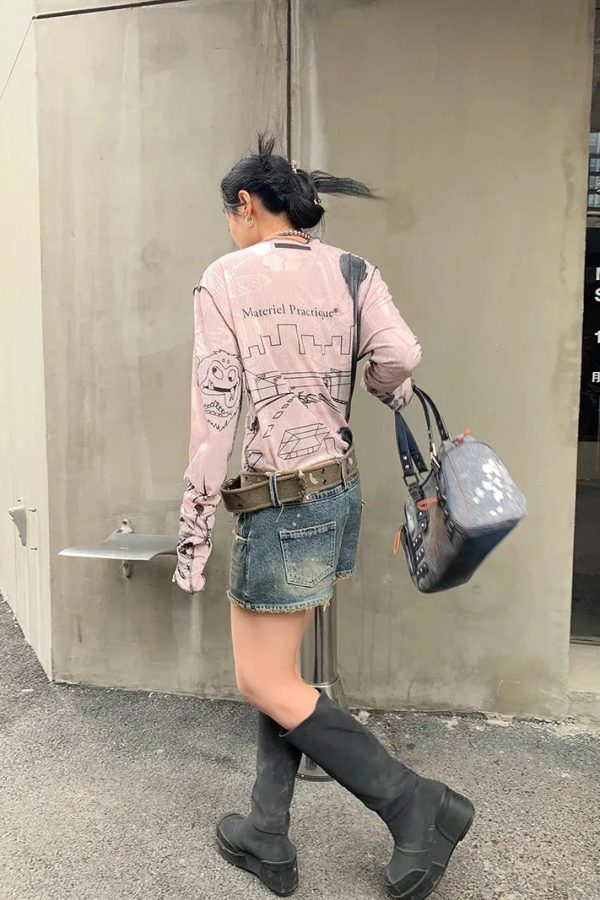 Grunge Harajuku Top