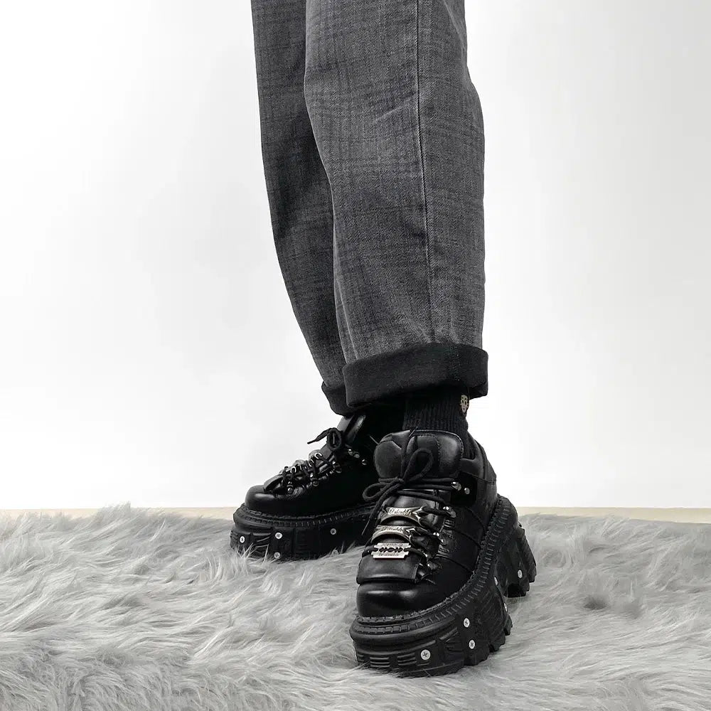 Grunge Lace Up Platform Sneakers Grunge Lace Up Platform Sneakers