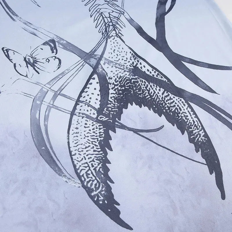 Grunge Mermaid Skeleton Maxi Dress Grunge Mermaid Skeleton Maxi Dress