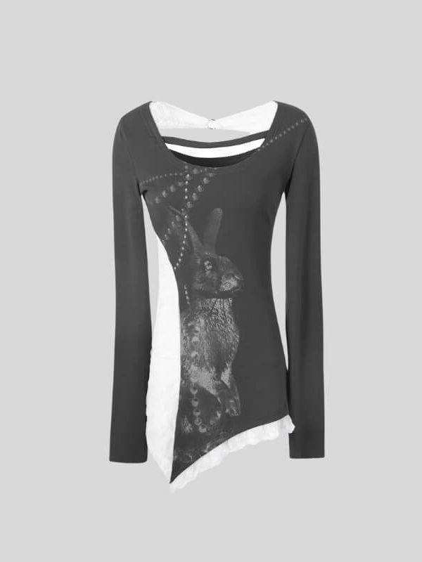 Grunge Patchwork Tee