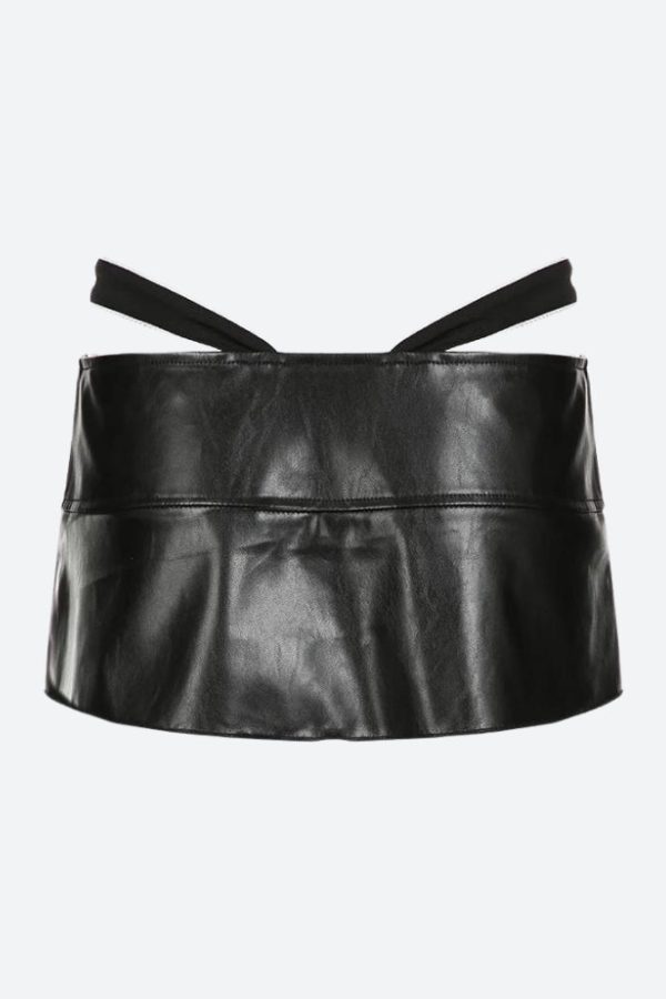 Grunge Pleated Zipper Slit Micro Mini Skirt
