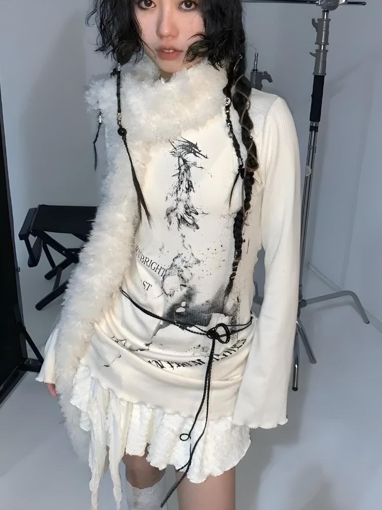 Grunge Rope Belted Top Grunge Rope Belted Top