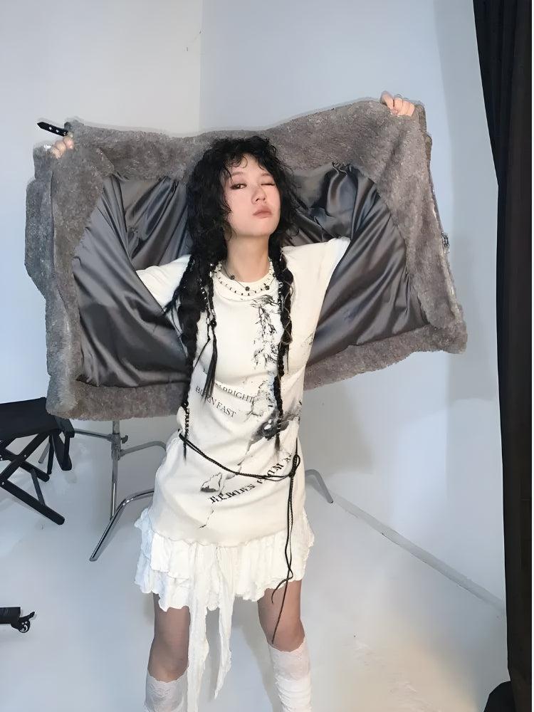 Grunge Rope Belted Top Grunge Rope Belted Top