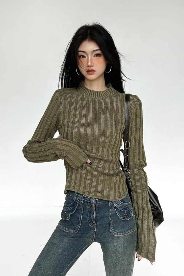 Grunge Slim Fit Sweater