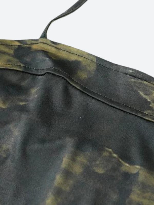 Grunge Snake Lace Up Top