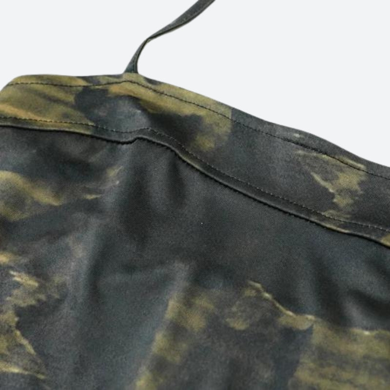 Grunge Snake Lace Up Top Grunge Snake Lace Up Top