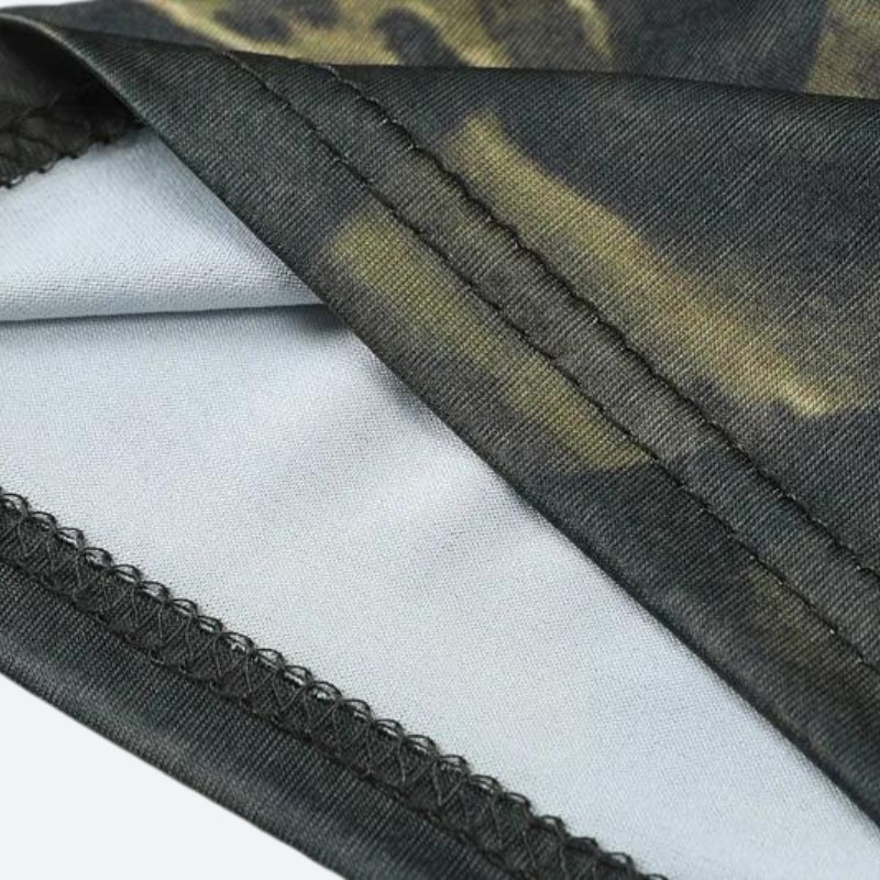 Grunge Snake Lace Up Top Grunge Snake Lace Up Top