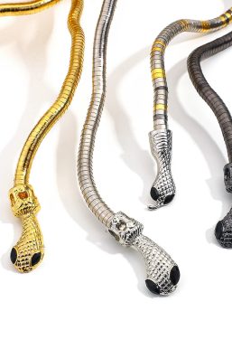 Grunge Snake Necklace & Bracelet