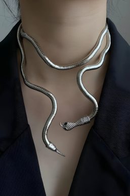 Grunge Snake Necklace & Bracelet