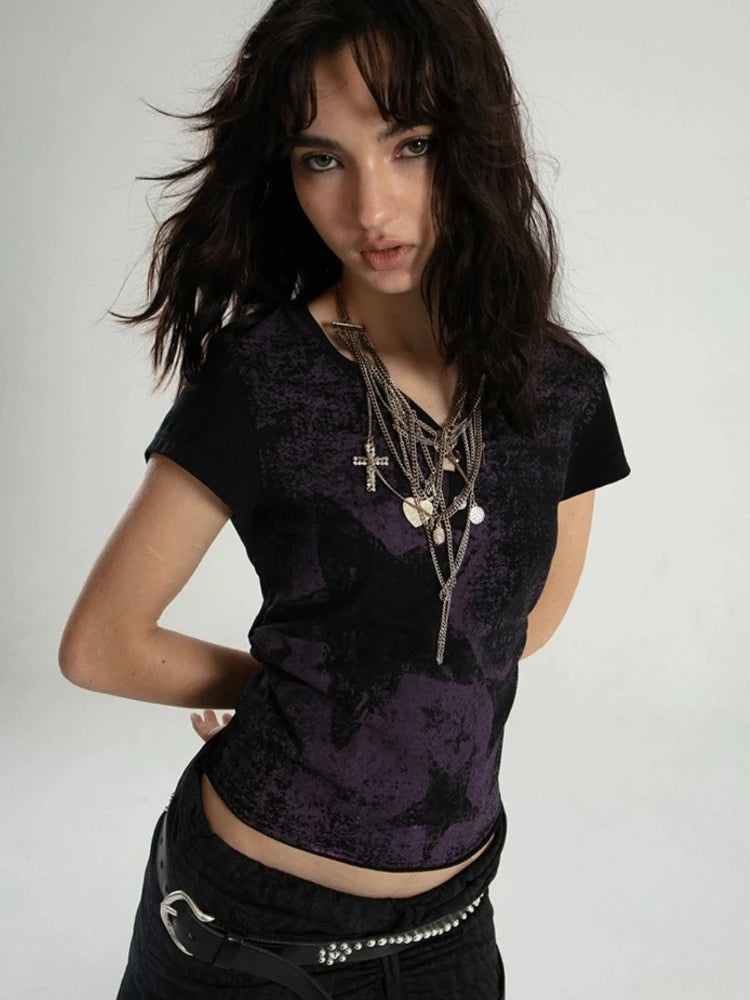 Grunge Star Printed Top Grunge Star Printed Top