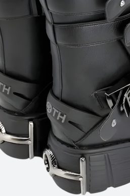 Grunge Velcro Straps Chunky Platform Boots