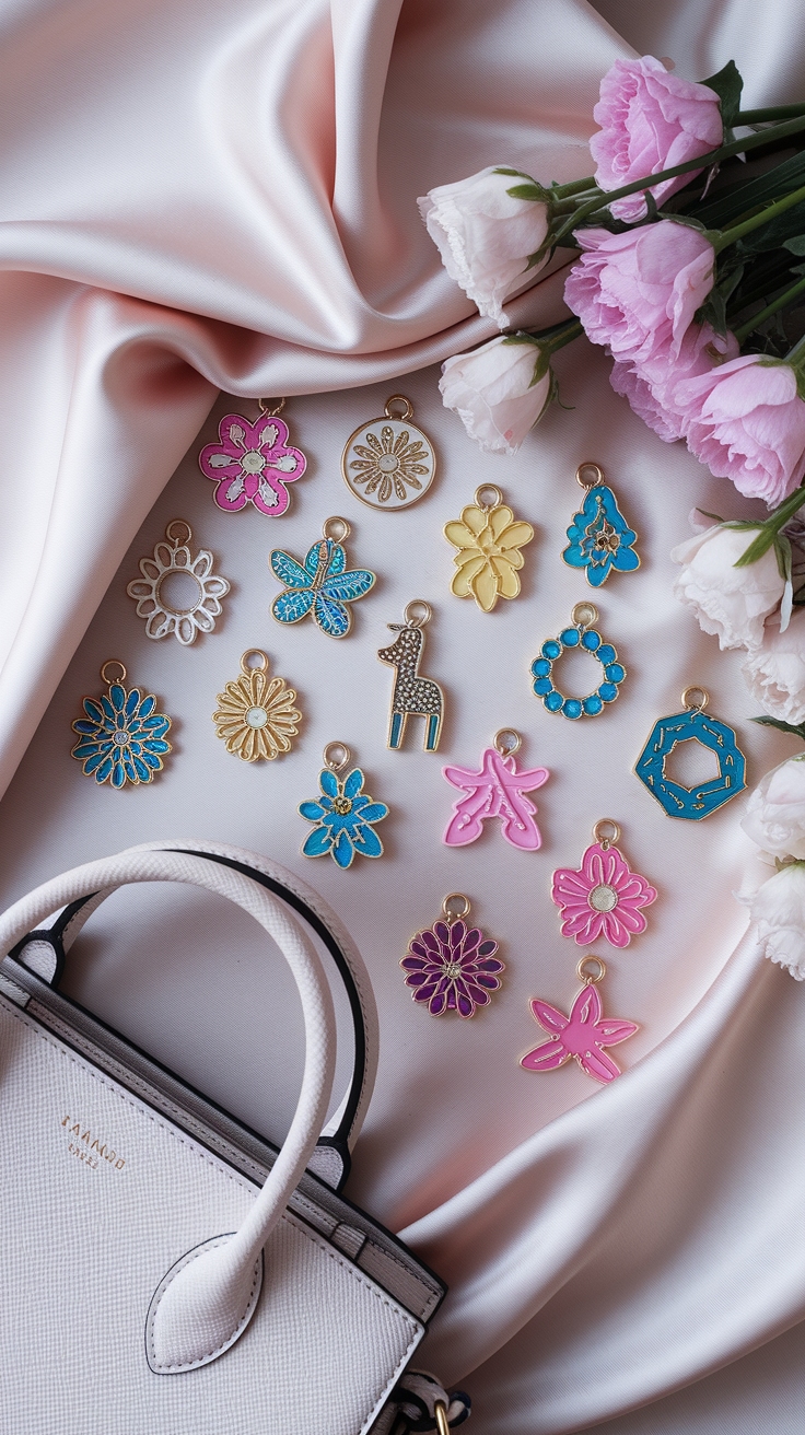 Creative Handbag Charms Ideas to Refresh Your Collection outfit idea