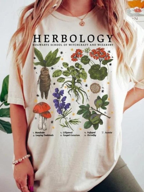 Herbology Tee: Trendy Back to School Outfits for a Stylish Year