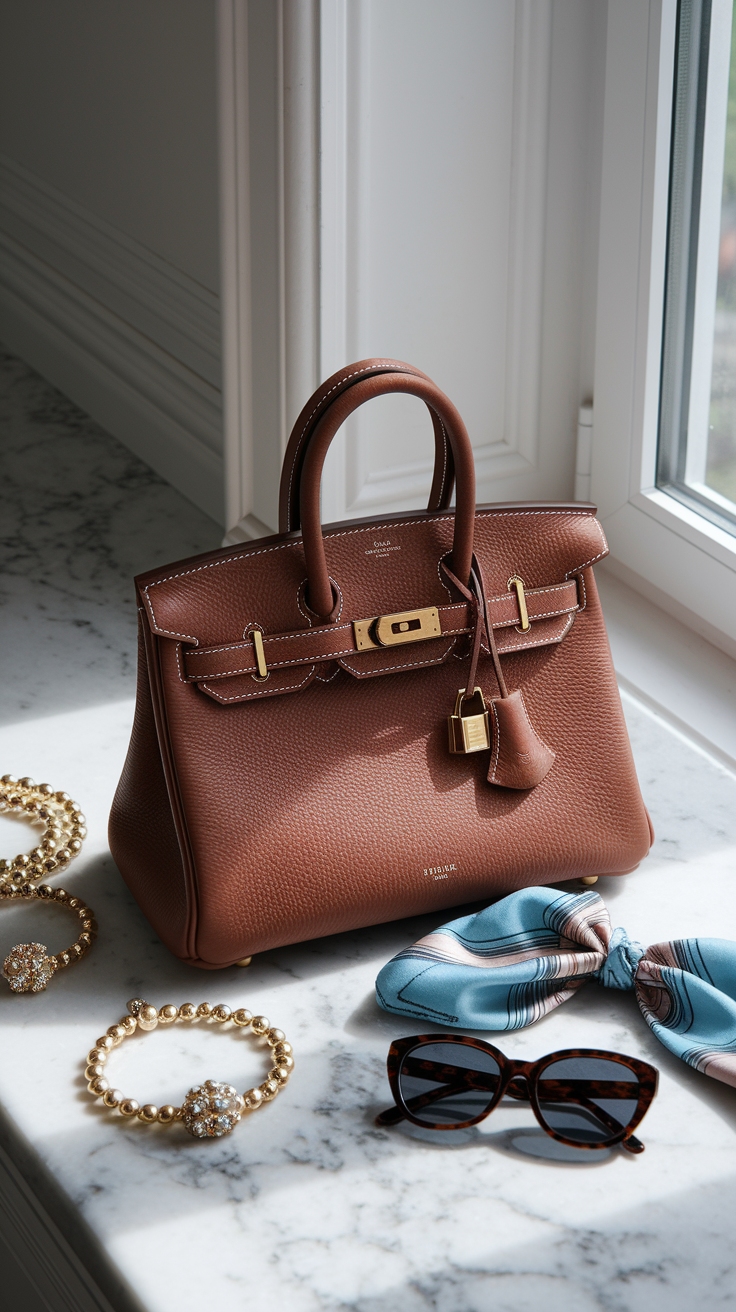 Hermes Bag Accessories: Enhance Your Luxury Handbags outfit idea