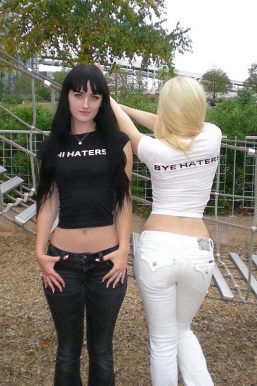 Hi & Bye Haters Crop Top