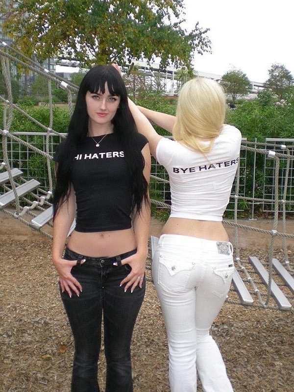 Hi & Bye Haters Crop Top