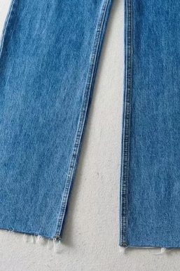 High Waist Casual Washed Jeans