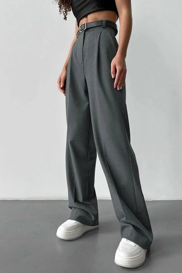 High Waisted Tailored Pants