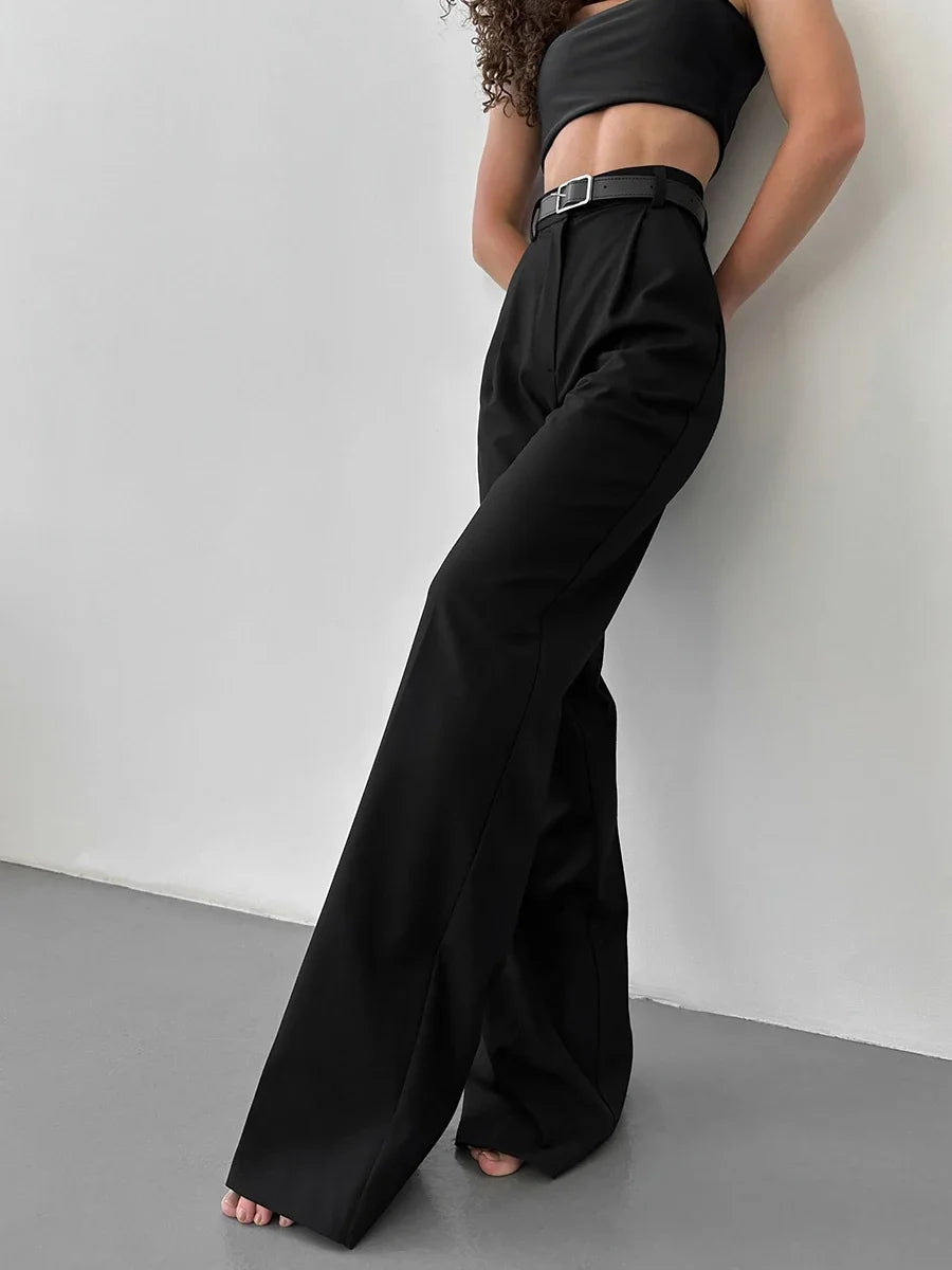High Waisted Tailored Pants