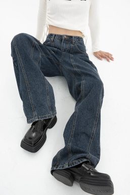 High Waisted Wide Leg Jeans